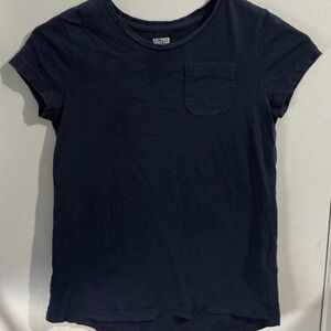 Navy Blue Kids Short Sleeve Tee